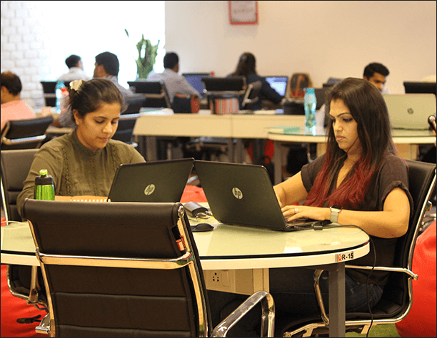 Women freelancers at The Office Pass in Gurgaon