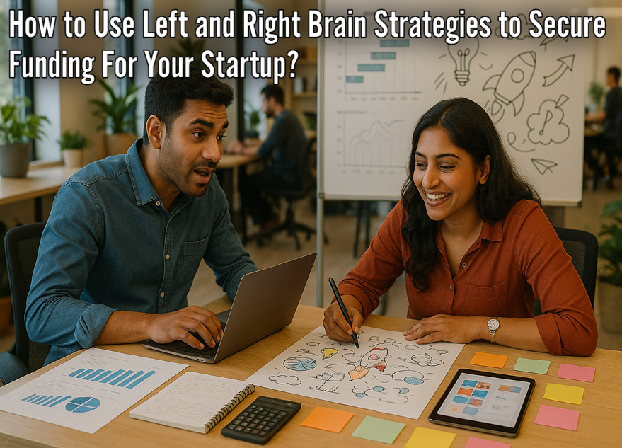 How to Use Left and Right Brain Strategies to Secure Funding For Your Startup?