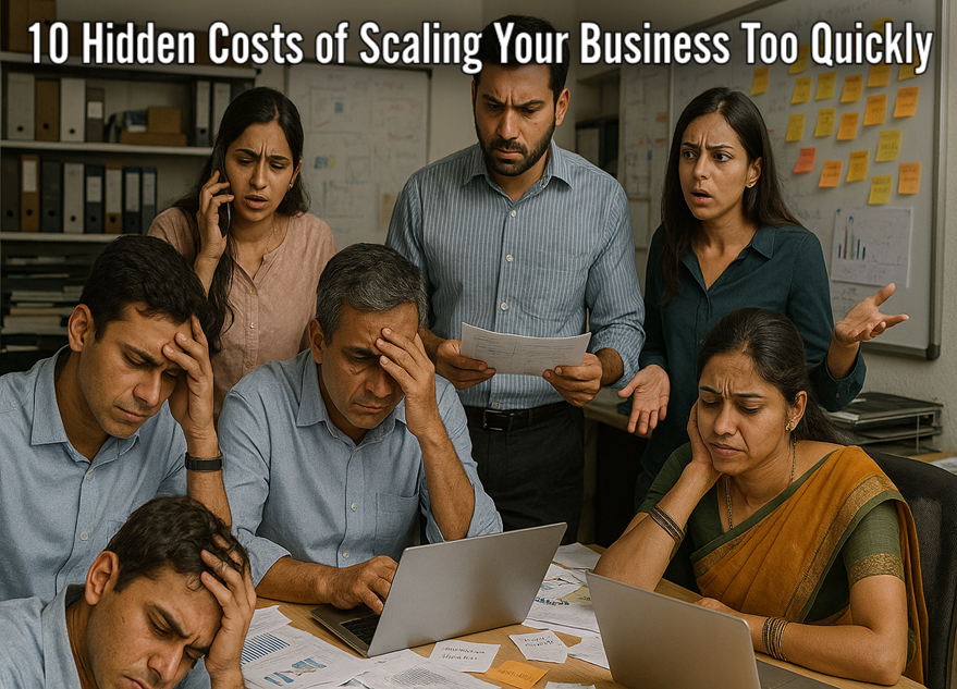 hidden costs of scaling your business too quickly