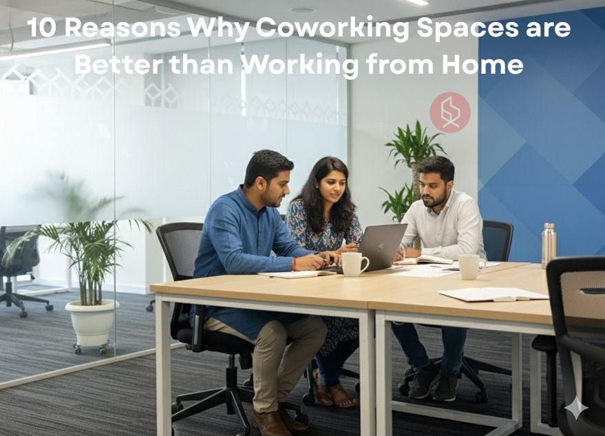 top 10 reasons why coworking spaces are better than working from home