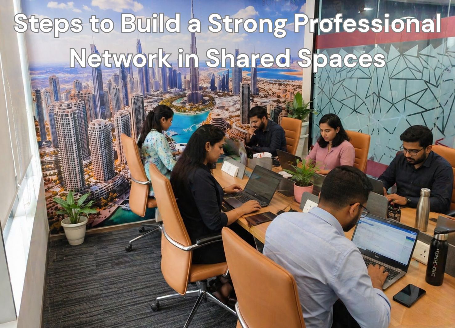 how to build strong professional network in shared spaces