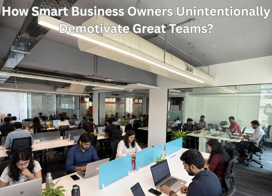 how business owners demotivate great teams